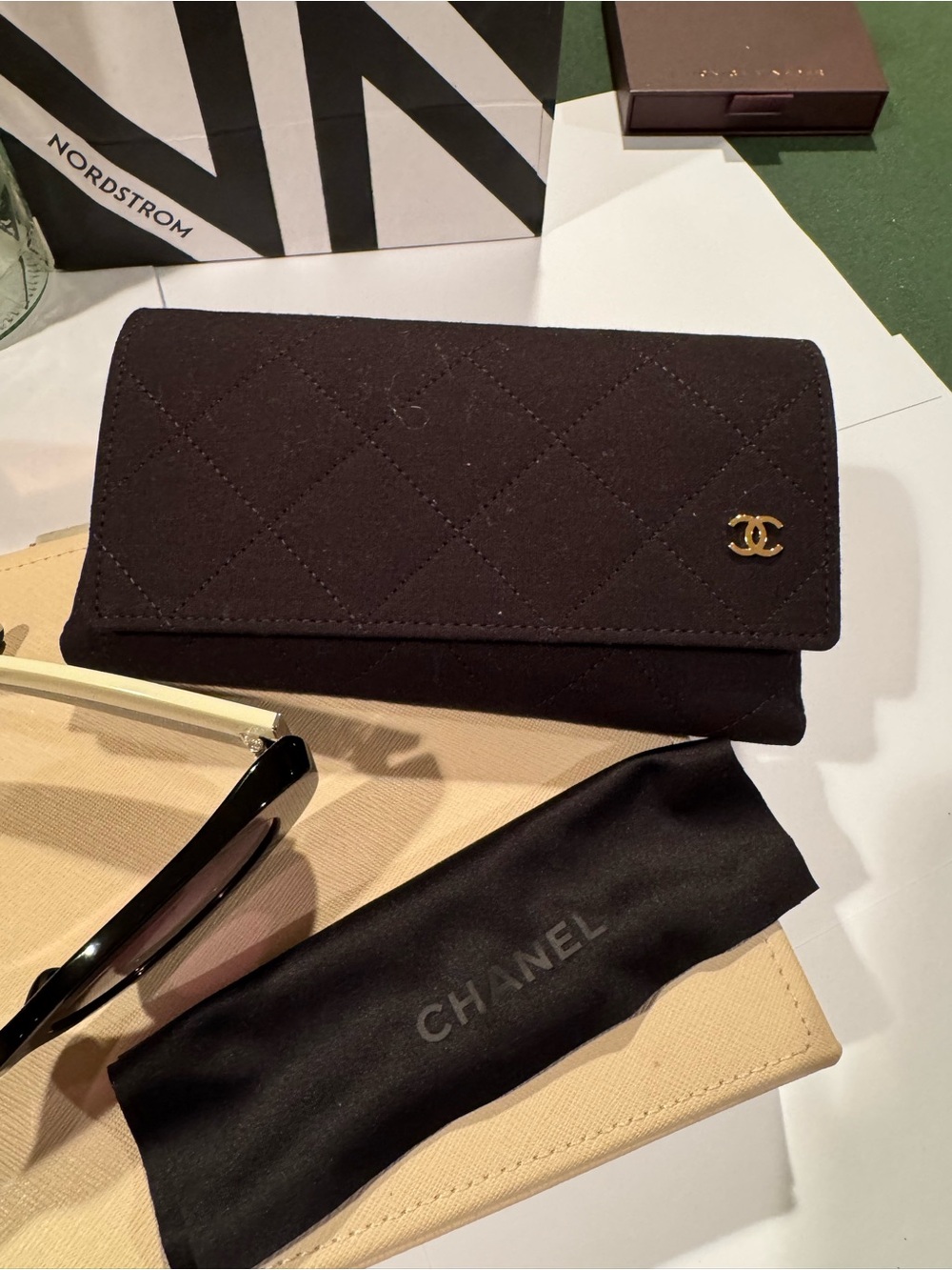 Chanel NWT Black Oval Women's Sunglasses - Designer Style - Picture 11 of 11